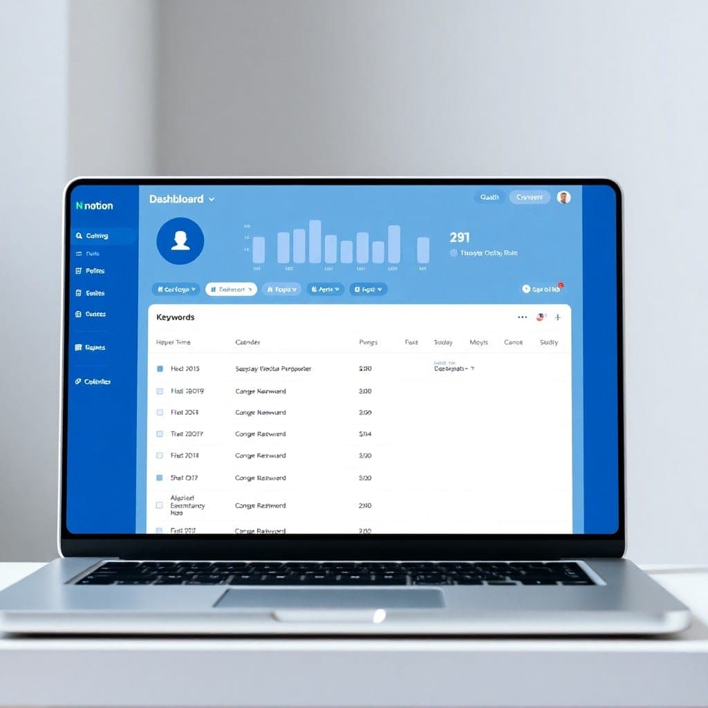 SEO Dashboard Notion Template
